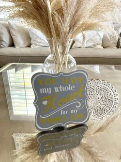 Framed Sign