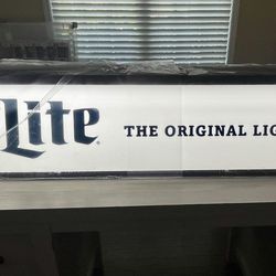 Miller Lite Pool Table Light 