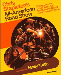 Chris Stapleton All American Road Show Tour with VIP Parking/Lounge/Entrance