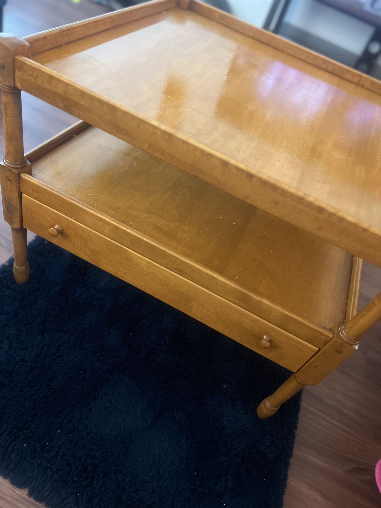 Wooden Mini Book/Coffee Stand