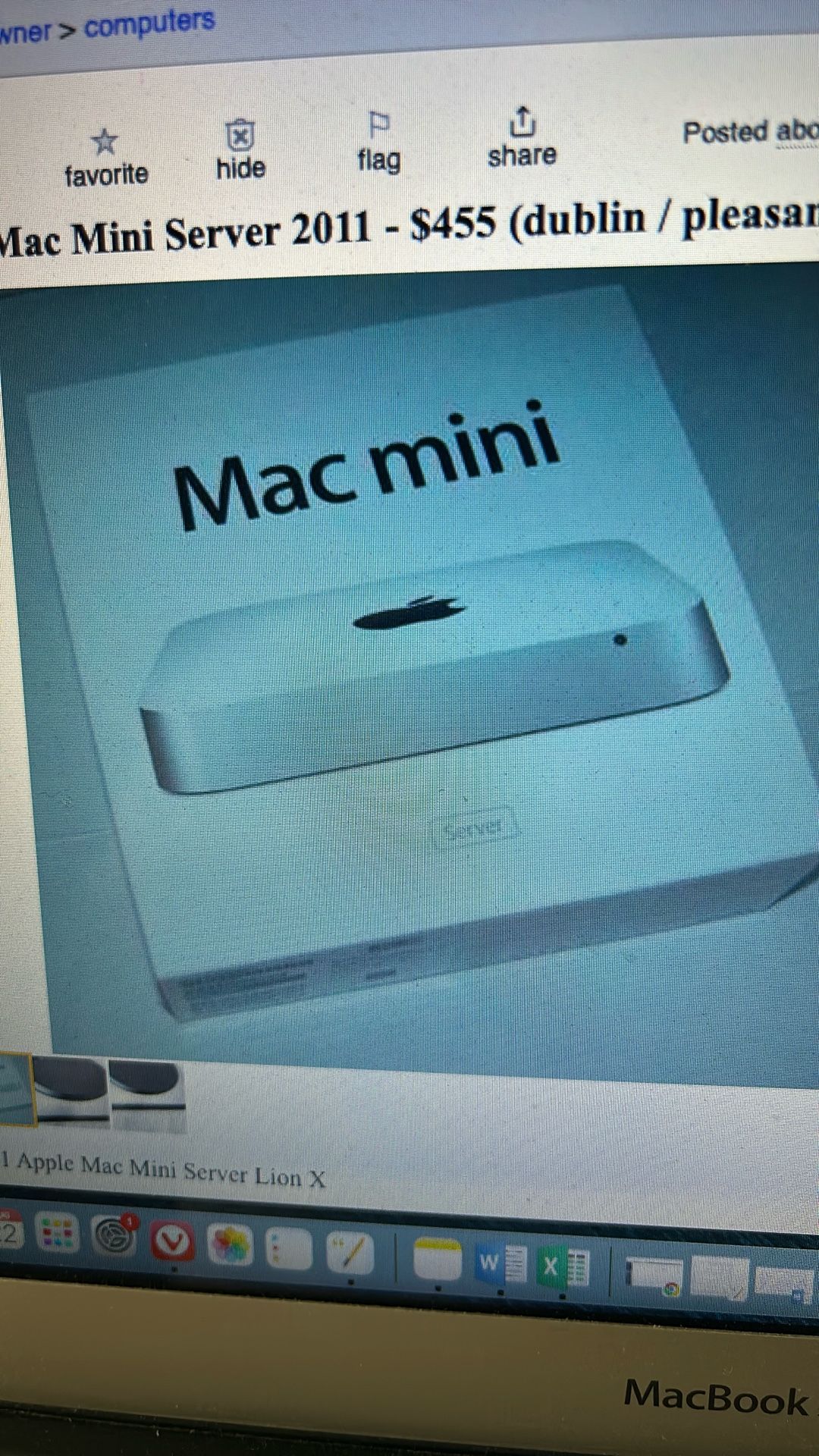 Apple Mac mini server Lion X Os