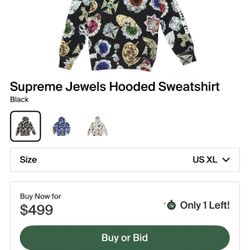 Brand New Supreme Jewels Hooded  