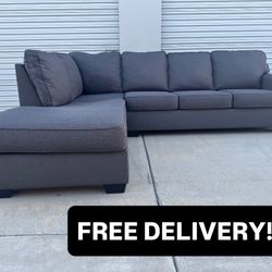 FREE DELIVERY || Ashley’s Furniture 2Pc L Shape Sectional