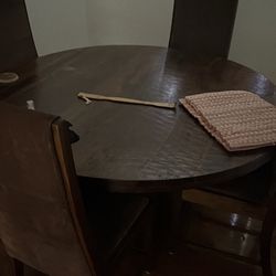 Solid wood table