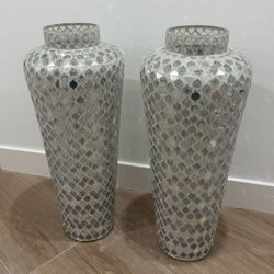 Large Mosaic Vases