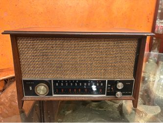 Vintage radio zenith S 58040  k731 tube  radio am fm 1950s working
