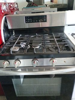 Stainless Steel Gas Range with 5 Burners