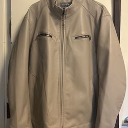 Michael Kors Leather Biker Jacket 