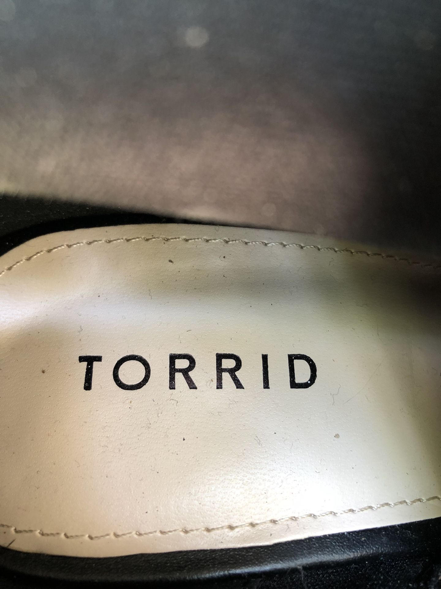 Torrid open toe booties
