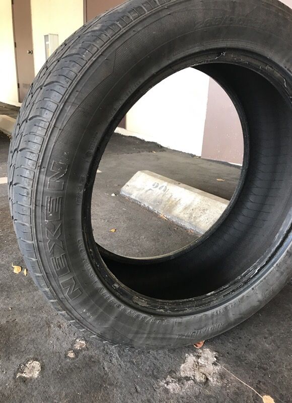 265/50R20 Goodyear and Nexen tires
