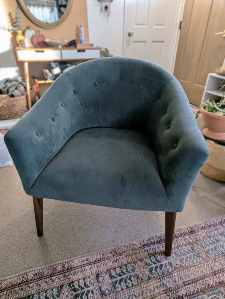 Velvet Green Chair