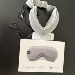 Aura Ease Migraine Relief Mask – Eye Massager w/ Heat & Compression – Like New