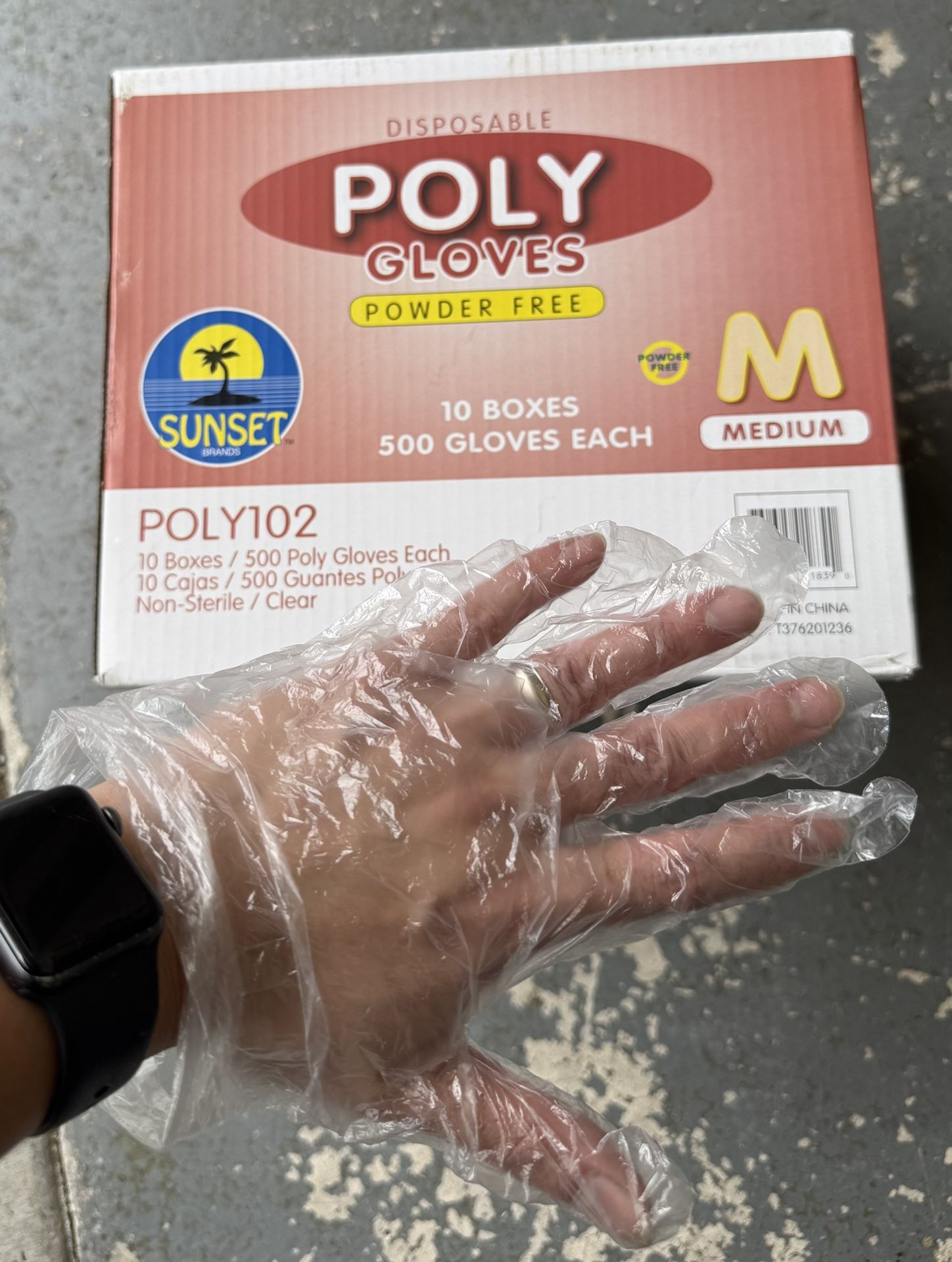Disposable Poly Gloves 