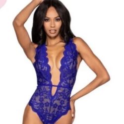 Blue Lingerie One Piece 