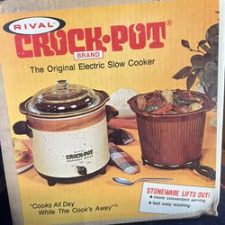 Crock Pot 1977 Original In Box new