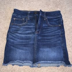 AE Mini Jean Skirt Size 00