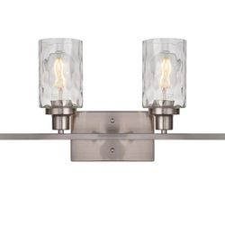 Lighting Vanity Lights for Bathroom 4-Light Wall Mount Light Fixture Brushed Nickel Finished