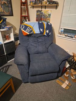 Blue Recliner