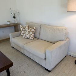 Cream Fabric Sofa / Couch