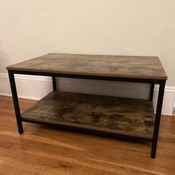 Brown Wooden Coffee Table 