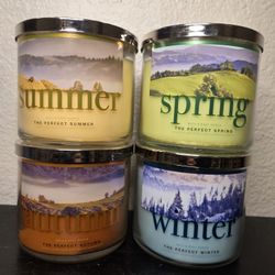 Bath And Body Works Seasons Candles