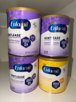 Enfamil Infant Formula and Gentlease