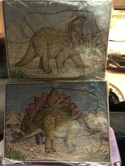 Vintage wooden puzzles lot of 2