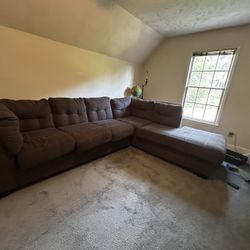  Two Piece Sectional Sofa (gray)