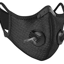 Breathable Sport face mask with valves