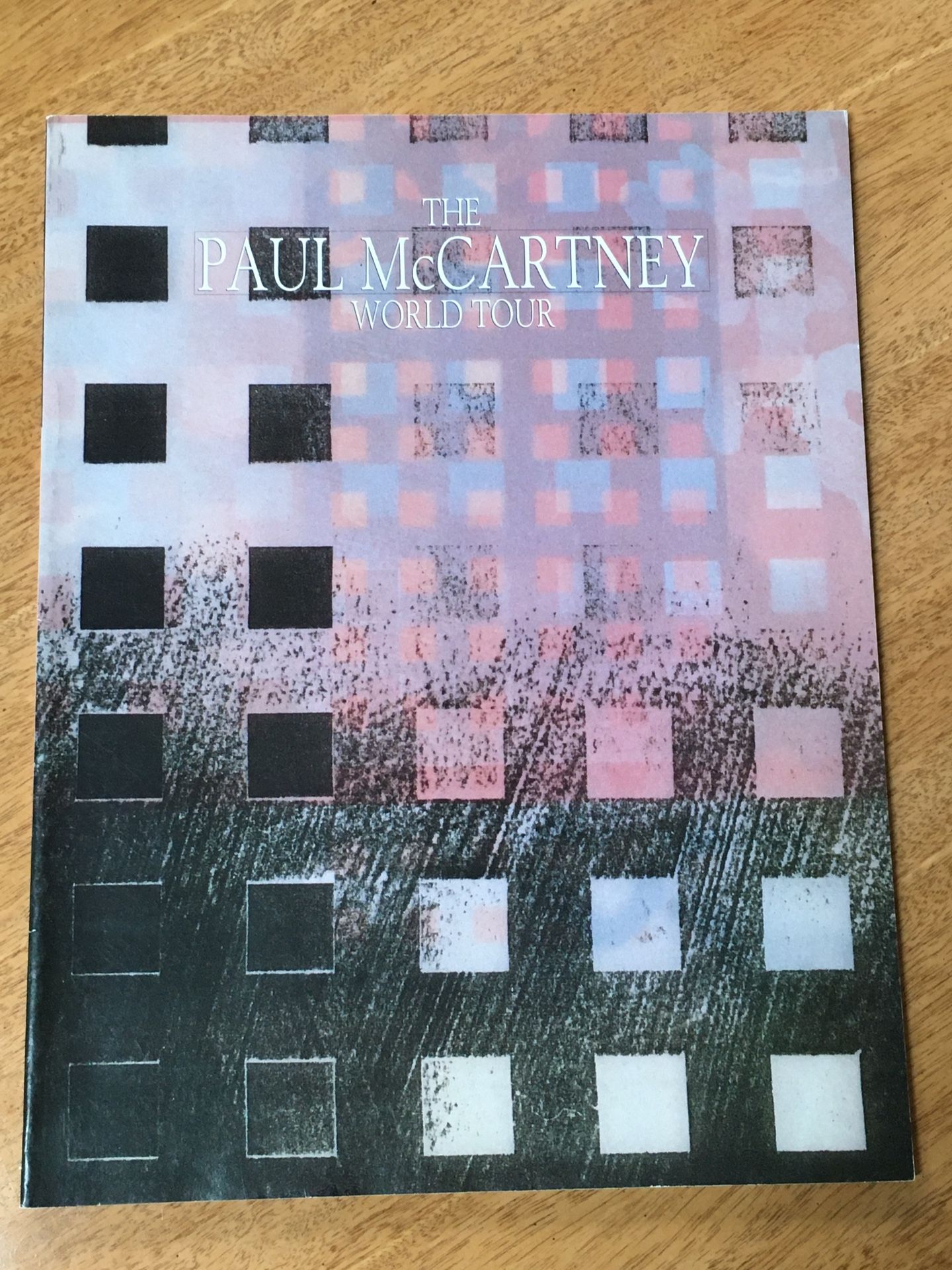2 Paul McCartney world tour Concert booklets