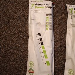 New 7-Outlet Electrical Power Strip/Surge Protector