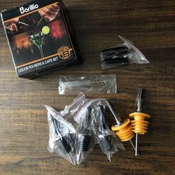 Liquor Pourer Caps Set
