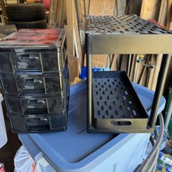 (2) New Storage Container/Shelves