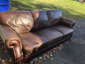 Leather couch