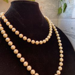 Vintage Medium Long Pearls 