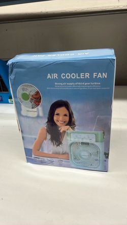 Portable Air Conditioner Misting Fan USB Rechargeable Desk Fan