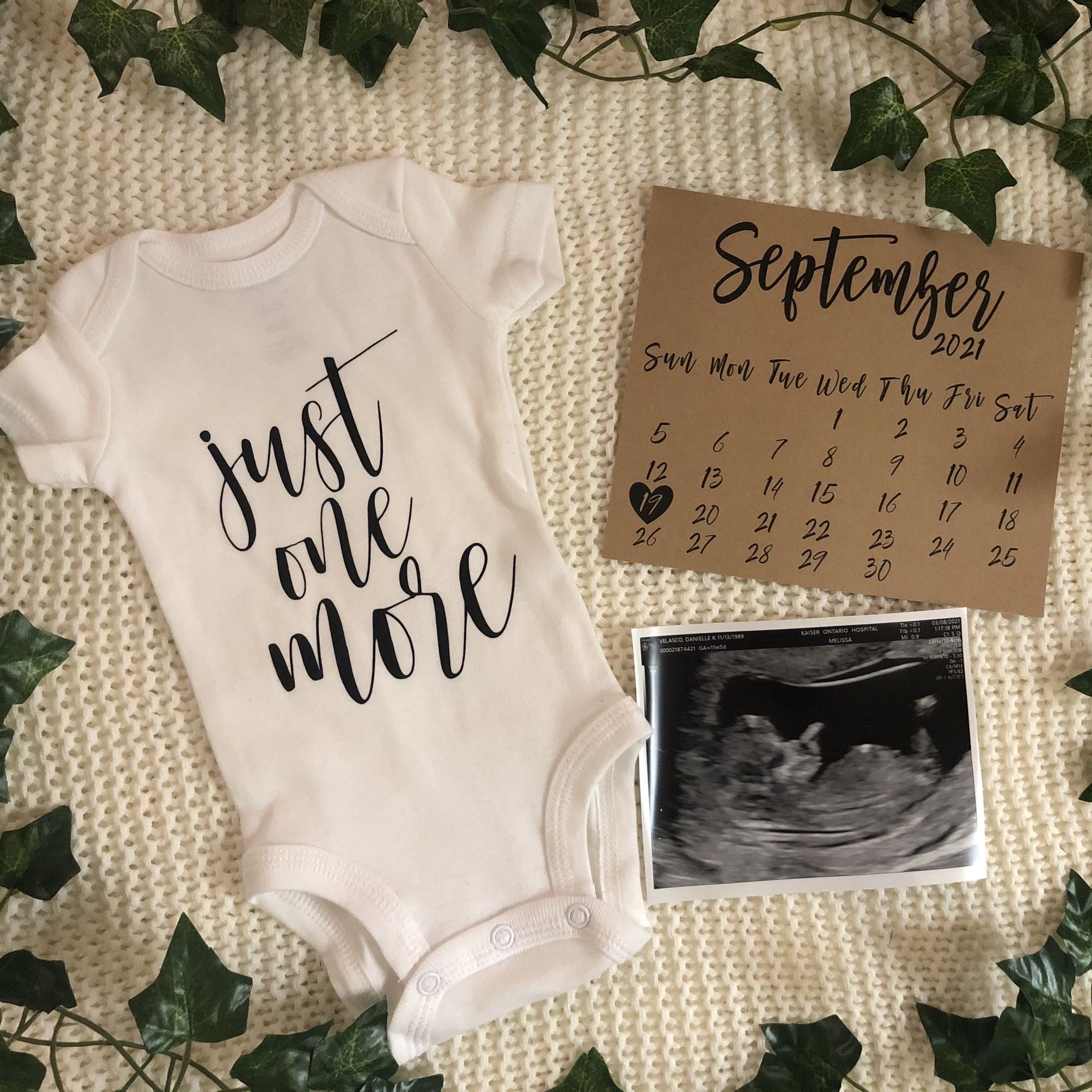 Pregnancy Announcement Items