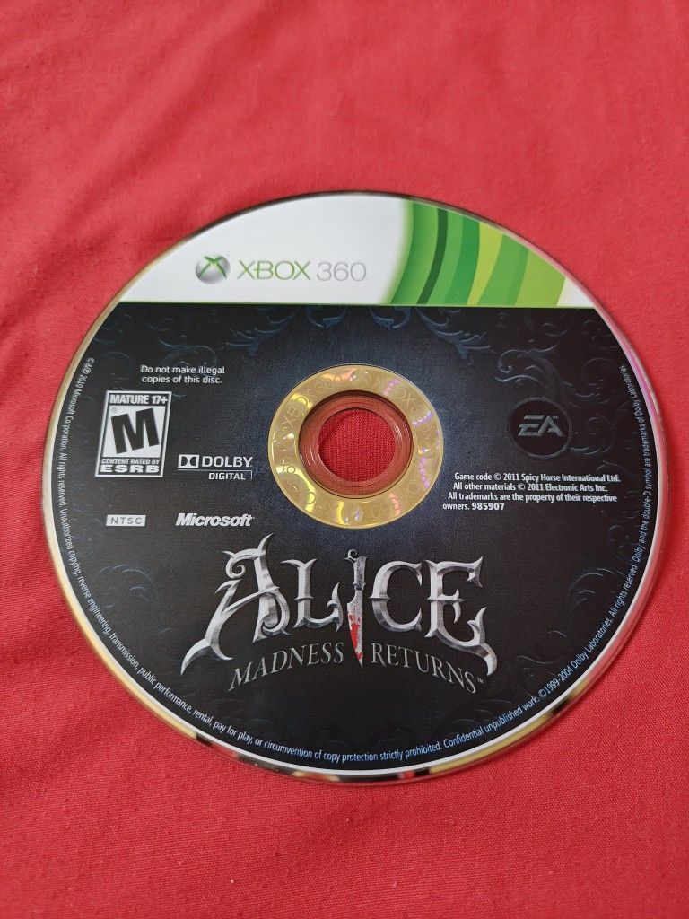 Alice: Madness Returns for Microsoft Xbox 360