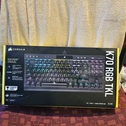 Corsair K70 RGB TKL Champion Series Mechanical Keyboard (Opx Switches)