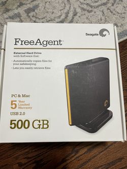 Seagate 500GB External Hard Drive 