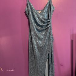 Long Sequin Dress Size Medium 