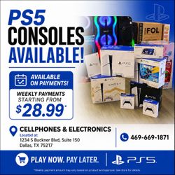 PS5 disc & digital brand new available on payments - pay weekly only $28.99 🤩✅ (no credit needed ✅)