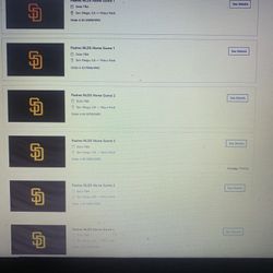 San Diego Padres  LA Dodgers Playoff Tickets Friday Saturday Trade Apple iPhone  T-mobile Unlocked