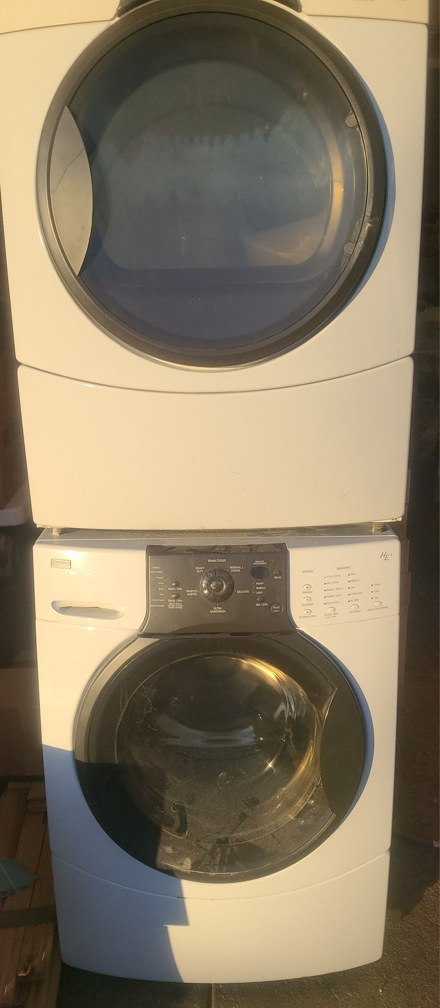 Washer And dryer Kenmore Elite HE3