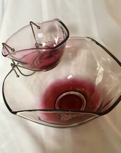 1960’s chip bowl set by Anchor Hocking