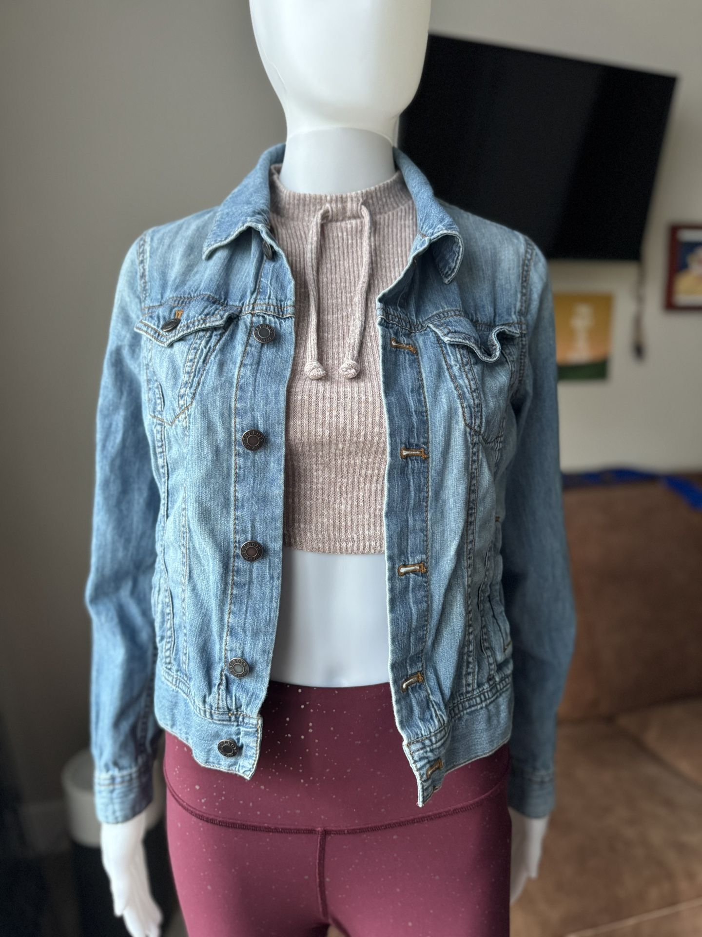 Talbots Jean Jacket