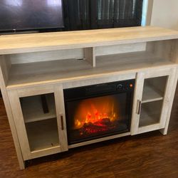 Tv Stand With Electric Fireplace 
