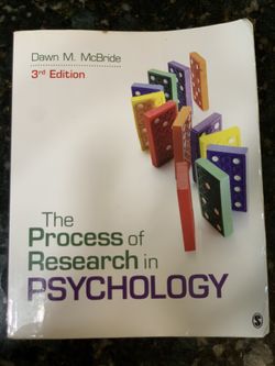 College Textbook- Research in Psychology