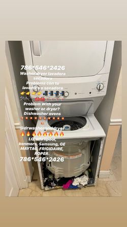 Lavadora **secadora **washer **dryer **Samsung **Lg **Ge **whirlpool **Frigidaire **refrigerator **refrigerador ** stove ** KENMORE **Maytag