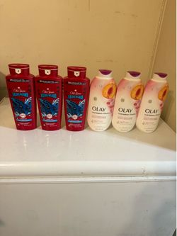 old spice and olay body wash